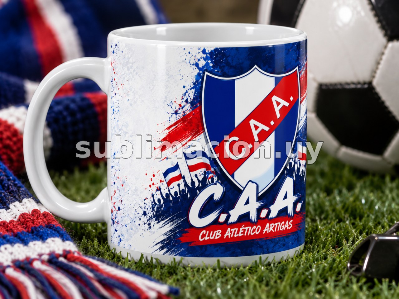 Taza de Club Atlético Artigas Personalizable (Mod 2)