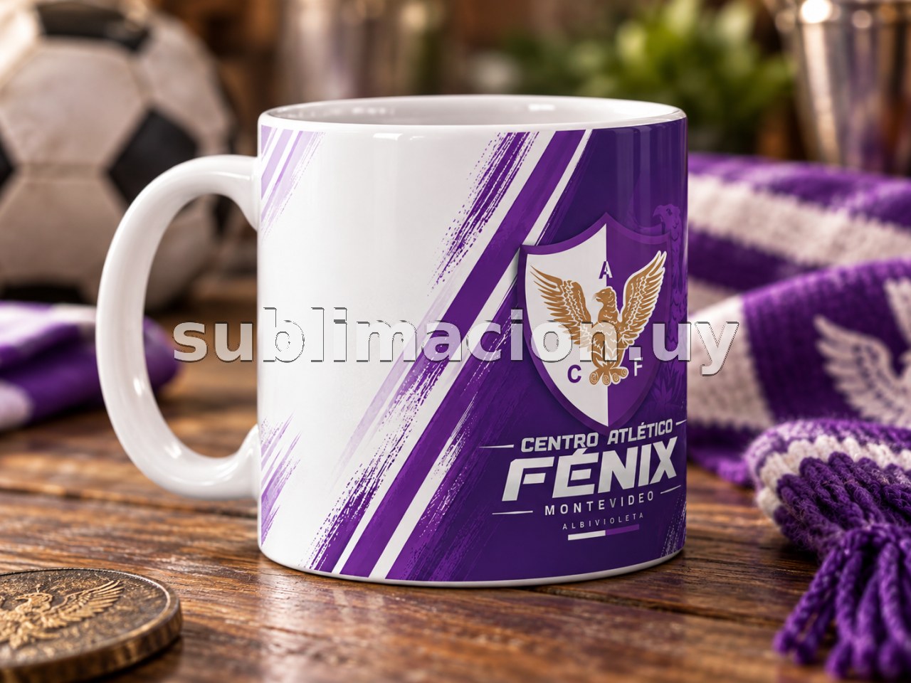 Taza de Fénix Personalizable (Mod 3)