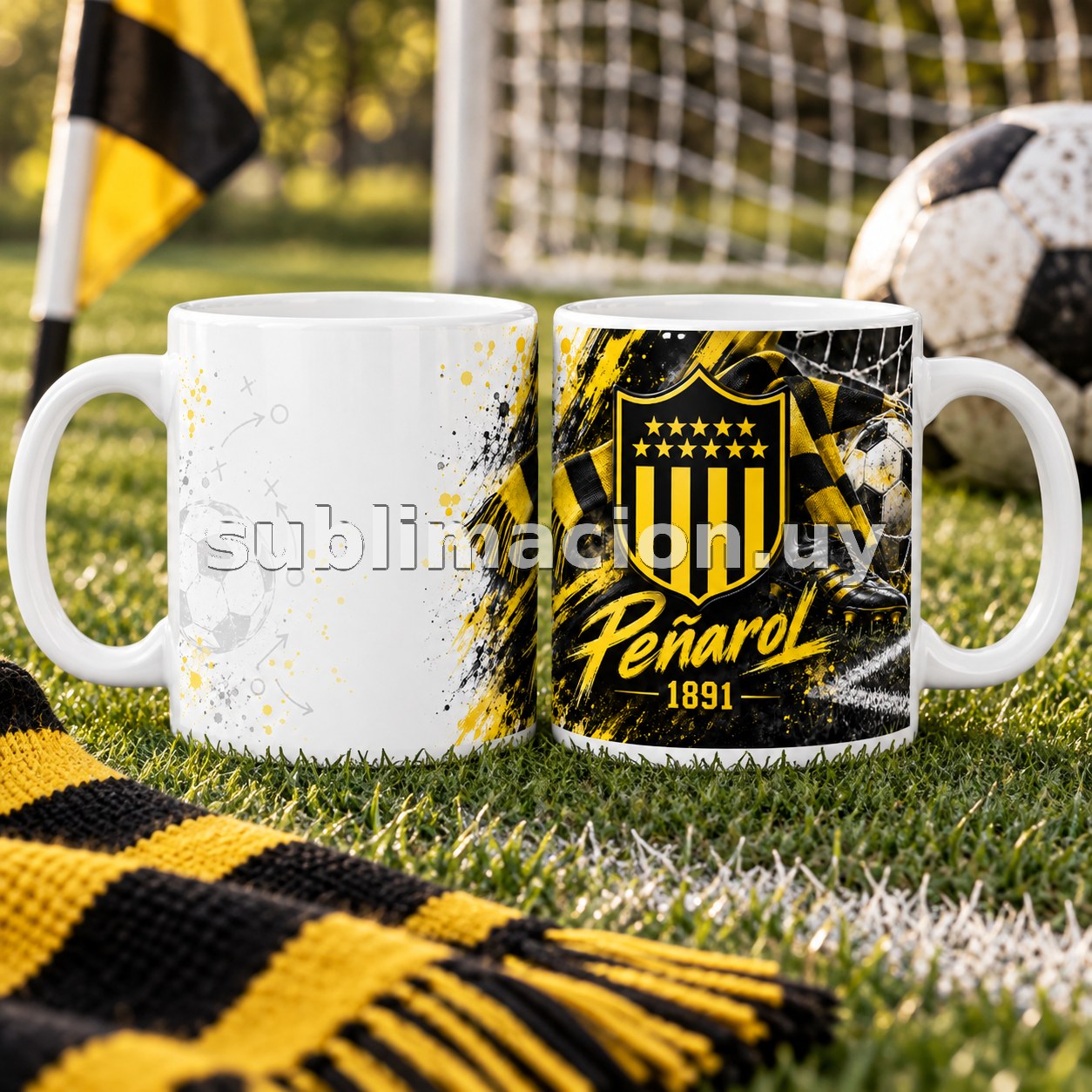 Taza de Peñarol Personalizable (Mod 3)