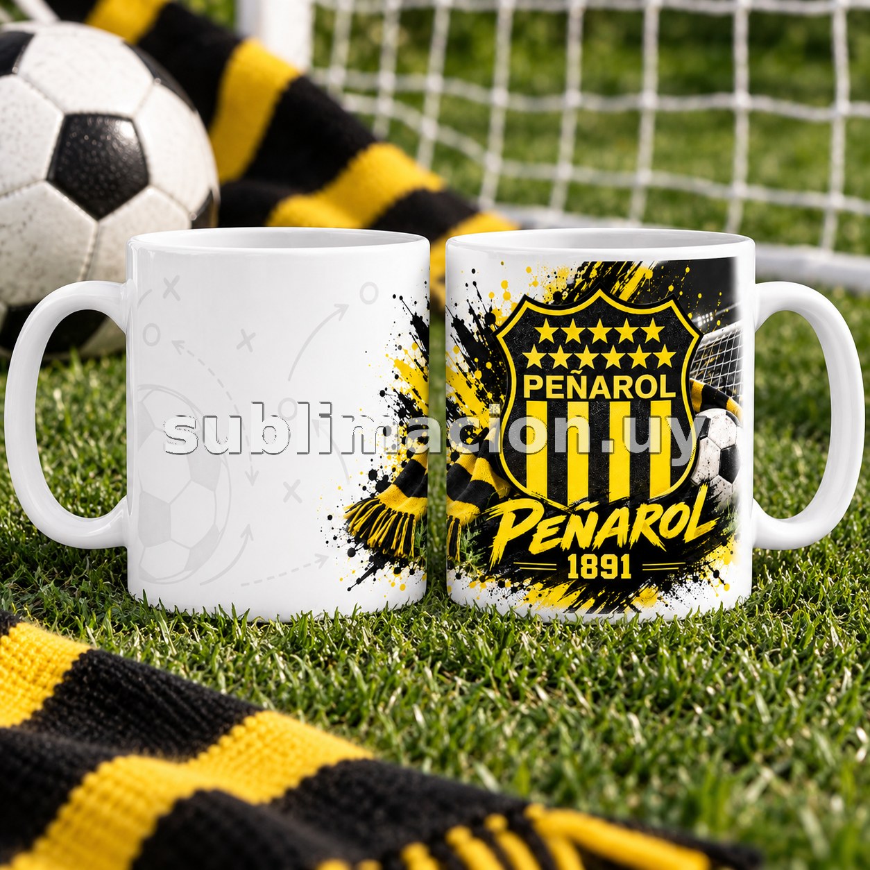 Taza de Peñarol Personalizable (Mod 4)