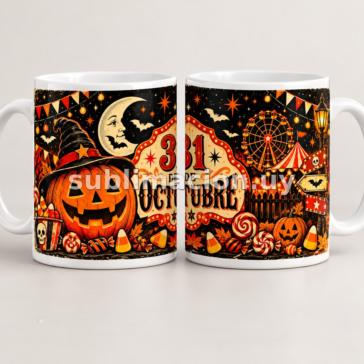 TAZAS DE HALLOWEEN (Mod 7)